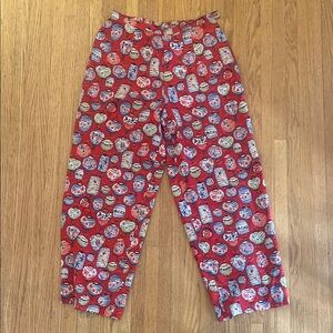 Harold's Vintage Holiday Chinese New Year 🧧 Christmas Lantern 🏮 Cropped Pants